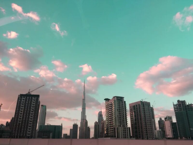 Business Bay canal and towers in Dubai
