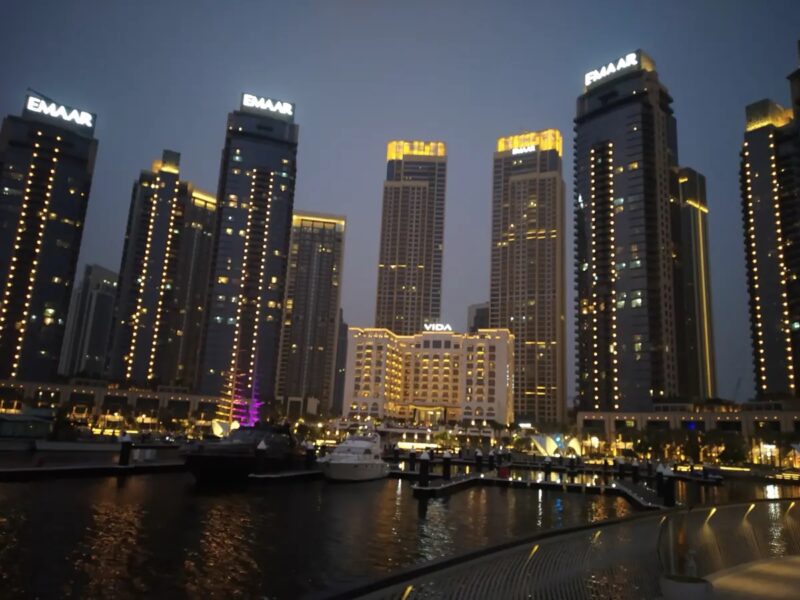 Dubai Creek Harbour towers and waterfront